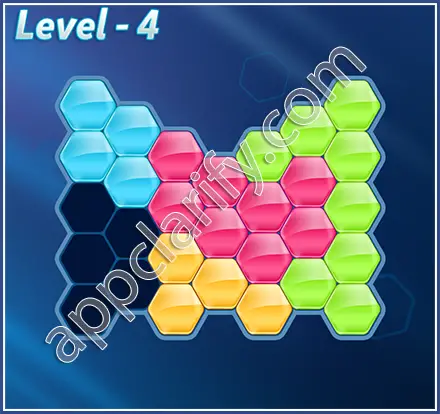 Block! Hexa Puzzle Regular C Level 4 Solution