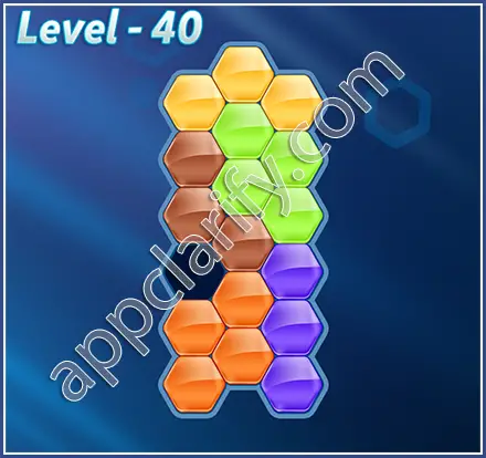 Block! Hexa Puzzle Regular C Level 40 Solution