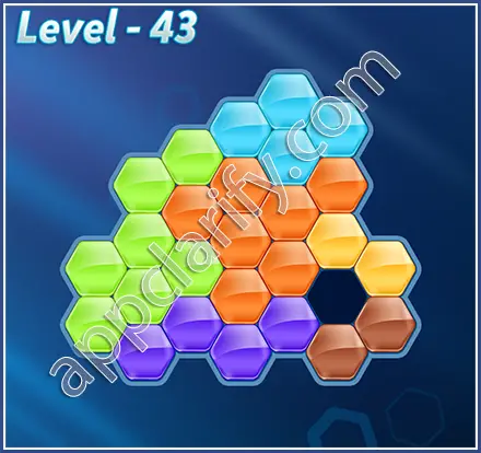 Block! Hexa Puzzle Regular C Level 43 Solution