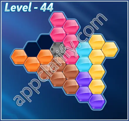Block! Hexa Puzzle Regular C Level 44 Solution