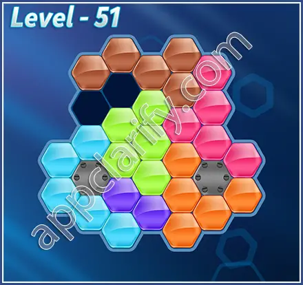 Block! Hexa Puzzle Regular C Level 51 Solution