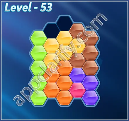 Block! Hexa Puzzle Regular C Level 53 Solution