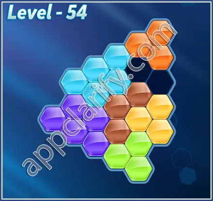 Block! Hexa Puzzle Regular C Level 54 Solution