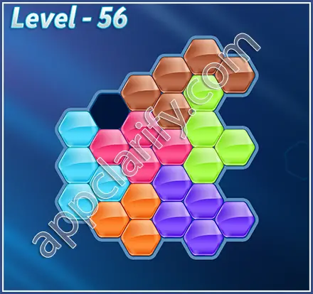 Block! Hexa Puzzle Regular C Level 56 Solution