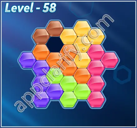 Block! Hexa Puzzle Regular C Level 58 Solution