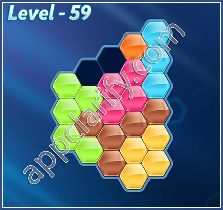 Block! Hexa Puzzle Regular C Level 59 Solution