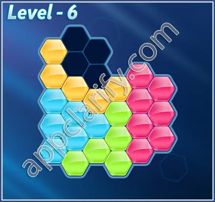 Block! Hexa Puzzle Regular C Level 6 Solution