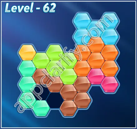 Block! Hexa Puzzle Regular C Level 62 Solution