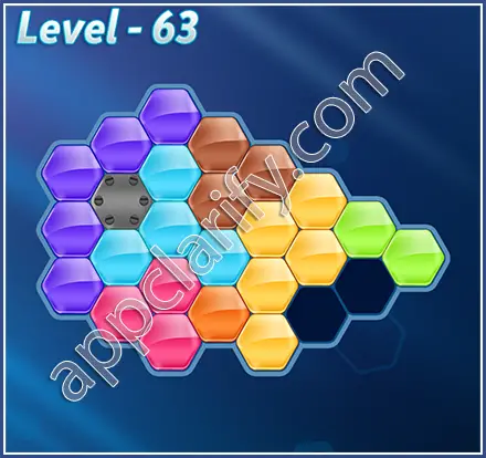 Block! Hexa Puzzle Regular C Level 63 Solution