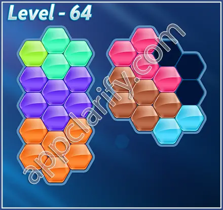 Block! Hexa Puzzle Regular C Level 64 Solution