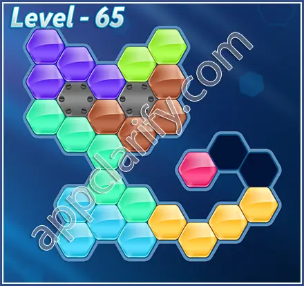 Block! Hexa Puzzle Regular C Level 65 Solution