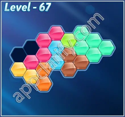 Block! Hexa Puzzle Regular C Level 67 Solution
