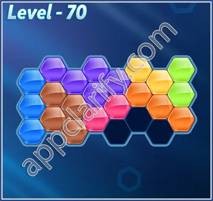 Block! Hexa Puzzle Regular C Level 70 Solution