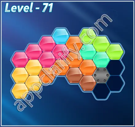 Block! Hexa Puzzle Regular C Level 71 Solution