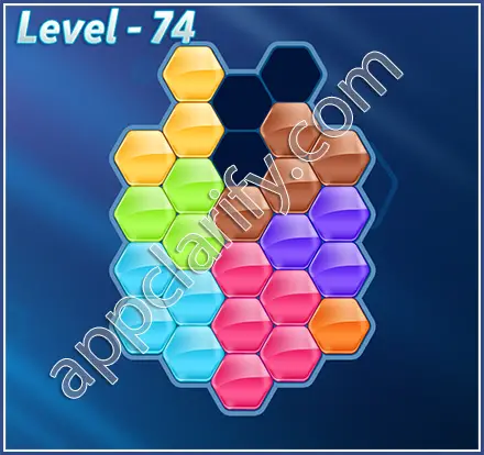 Block! Hexa Puzzle Regular C Level 74 Solution