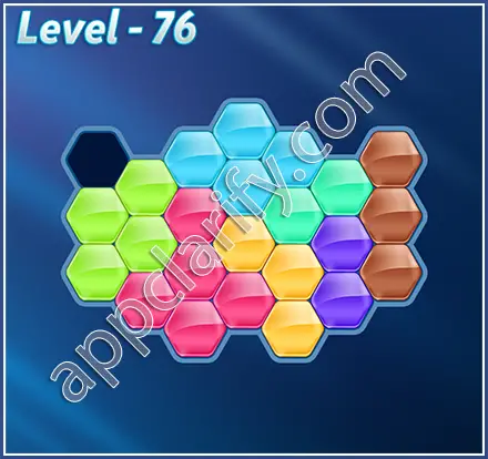 Block! Hexa Puzzle Regular C Level 76 Solution