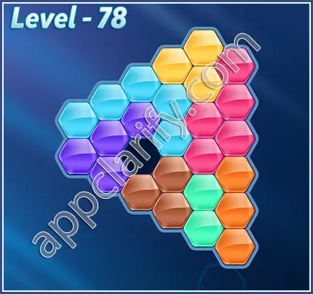 Block! Hexa Puzzle Regular C Level 78 Solution