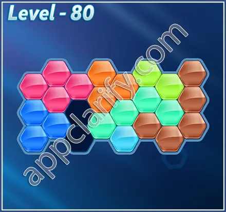 Block! Hexa Puzzle Regular C Level 80 Solution