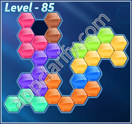 Block! Hexa Puzzle Regular C Level 85 Solution