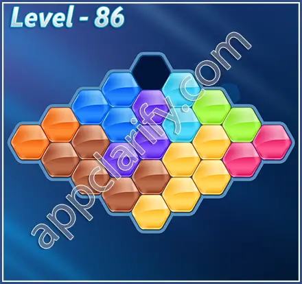 Block! Hexa Puzzle Regular C Level 86 Solution
