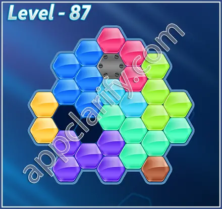Block! Hexa Puzzle Regular C Level 87 Solution