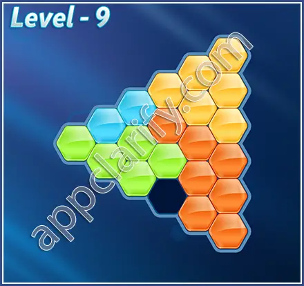 Block! Hexa Puzzle Regular C Level 9 Solution