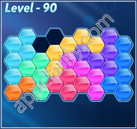 Block! Hexa Puzzle Regular C Level 90 Solution