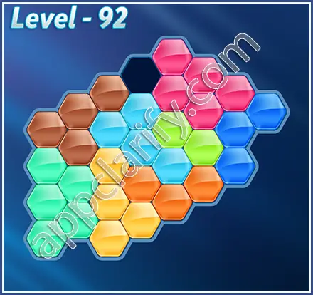 Block! Hexa Puzzle Regular C Level 92 Solution