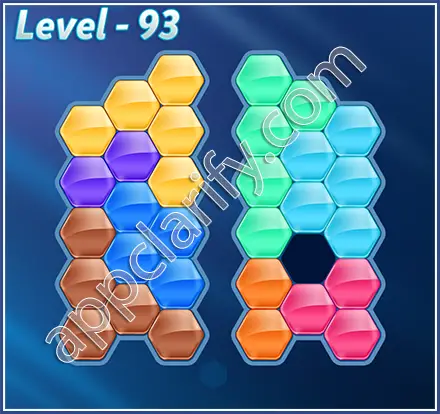 Block! Hexa Puzzle Regular C Level 93 Solution