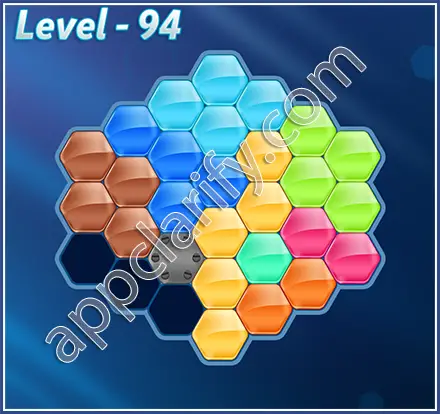 Block! Hexa Puzzle Regular C Level 94 Solution