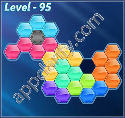 Block! Hexa Puzzle Regular C Level 95 Solution