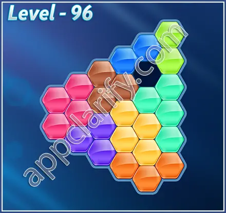 Block! Hexa Puzzle Regular C Level 96 Solution