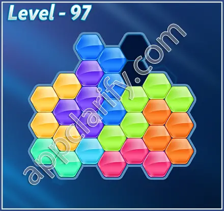Block! Hexa Puzzle Regular C Level 97 Solution