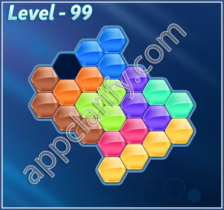 Block! Hexa Puzzle Regular C Level 99 Solution