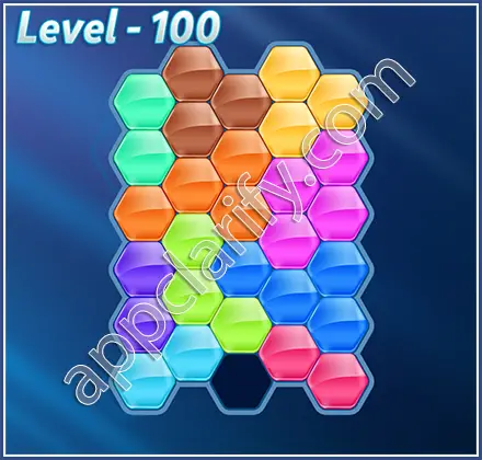 Block! Hexa Puzzle Regular D Level 100 Solution