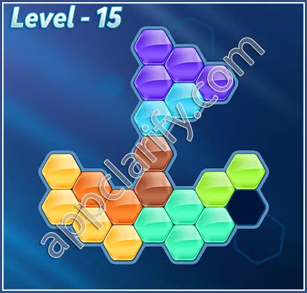 Block! Hexa Puzzle Regular D Level 15 Solution