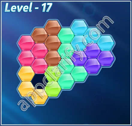 Block! Hexa Puzzle Regular D Level 17 Solution