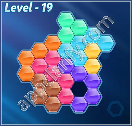 Block! Hexa Puzzle Regular D Level 19 Solution