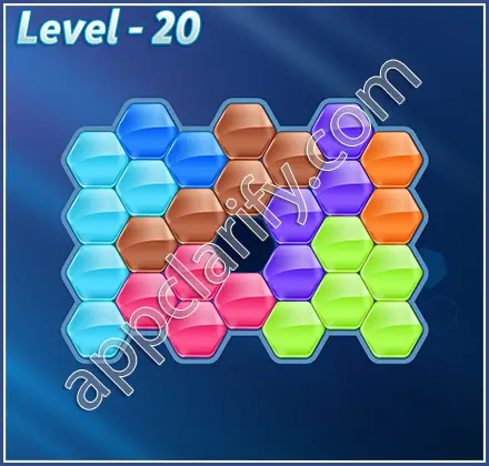 Block! Hexa Puzzle Regular D Level 20 Solution