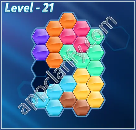 Block! Hexa Puzzle Regular D Level 21 Solution