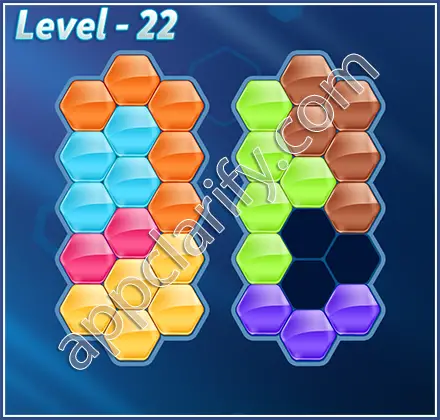 Block! Hexa Puzzle Regular D Level 22 Solution