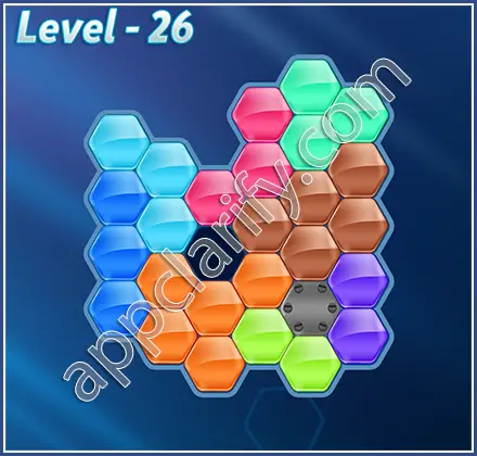 Block! Hexa Puzzle Regular D Level 26 Solution