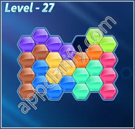 Block! Hexa Puzzle Regular D Level 27 Solution