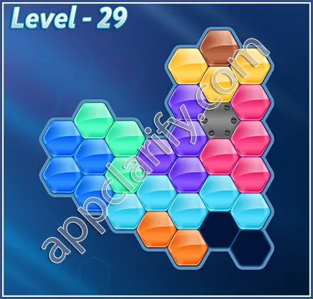 Block! Hexa Puzzle Regular D Level 29 Solution