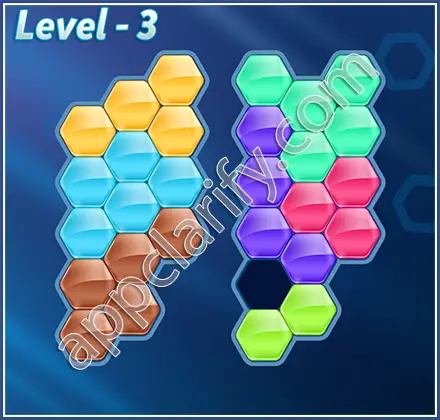 Block! Hexa Puzzle Regular D Level 3 Solution