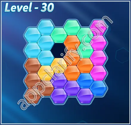 Block! Hexa Puzzle Regular D Level 30 Solution