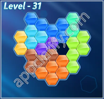 Block! Hexa Puzzle Regular D Level 31 Solution