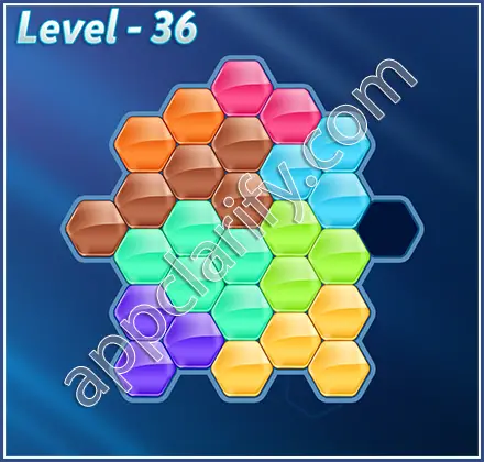 Block! Hexa Puzzle Regular D Level 36 Solution