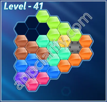 Block! Hexa Puzzle Regular D Level 41 Solution