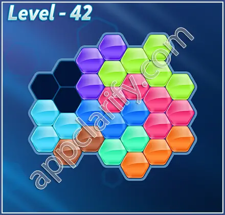 Block! Hexa Puzzle Regular D Level 42 Solution